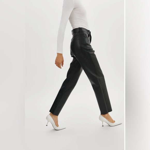LAMARQUE ADELINE | LEATHER JEANS (Contemporaine exclusivite simons) - Picture 4 of 5